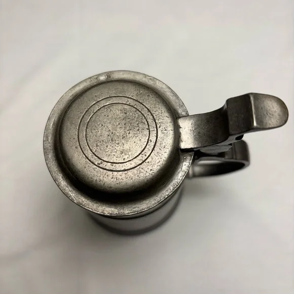 Antique German Kunstauktionshaus Günter Pewter Lidded Tankard. - Picture 6 of 11